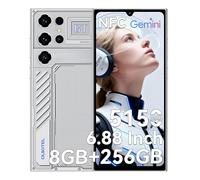 OUKITEL C61 GT Telephone Portable Android 15-24Go RAM + 256Go ROM Telephone Pas Cher 6,88" HD+ 90Hz 5150mAh Smartphone 13MP+5MP Dual SIM/NFC/Fingerprint/Face ID/GPS/OTG