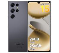 OUKITEL C61 PRO - Telephone Portable Android 15 24(8+16)GO RAM+256GO ROM, 90HZ Telephone Portable Pas Cher 4G,5150mAh Smartphone Pas Cher 13MP+5MP, 6.88" HD+ INCELL, Fingerprint/GPS/2Ans Garantie,NOIR