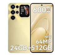 OUKITEL C68 Plus Telephone Portable Android 15, 24Go+512Go,7.2" HD & 1.81" Écran Arrière,Smartphone Pas Cher, 64MP+8MP Telephone Pas Cher Débloqué, 6000mAh & 120Hz, Doré