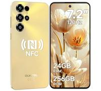 OUKITEL C68 Smartphone Pas Cher 2026-7.2" HD+ 120Hz Téléphone Portable Pas Cher, 24Go +256Go/TF 1To Telephone Android 15, 6000mAh Telephone Gaming, 64MP+8MP, NFC/4G Dual SIM/Face ID/Fingerprint/GPS