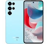 OUKITEL C68 - Téléphone Portable Grand Écran 7,2" 120 Hz, 16(4+12)+128 Go & 1 to TF, 4G Smartphone Android 15, Telephone Portable Pas Cher 6000 mAh, 64 MP, 4G Double SIM, Fingerprint/OTG/GPS, (Bleu)