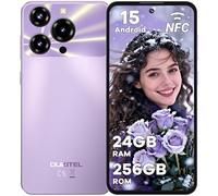 OUKITEL C69 Telephone Portable - 7.2"HD+ 120Hz Écran 24GO RAM+256GO ROM/TF 1TO Smartphone Pas Cher Android 15 Téléphone Portable Pas Cher 6000mAh 64MP+8MP Dual SIM 4G/Fingerprint/Face ID/GPS - Violet