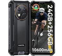 OUKITEL G1 Android 14 Téléphone Portable Incassable - 24Go+256Go(1 to) Smartphone Batterie 10600mAh Écran 6.52" HD+ IPS 48MP Double Caméra Téléphone Etanche Antichoc Dual SIM/NFC/OTG/Empreinte/Face ID