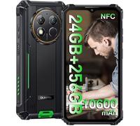 OUKITEL G1 Smartphone Robuste - 24Go+256Go Caméra 48MP - Écran 6,52"" - 10600mAh - IP68 Téléphone - Double SIM 4G NFC/GPS - Noir