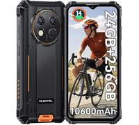 OUKITEL G1 Smartphone Robuste - 24Go+256Go - Caméra 48MP - Écran 6,52"" - 10600mAh - IP68 Téléphone - Double SIM 4G NFC/GPS - Orange