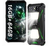 OUKITEL G5 Smartphone Robuste 12Go RAM + 64 Go ROM Caméra 13MP 6,0'' 6300mAh Android 14 Telephone Double SIM 4G GPS - Vert