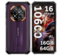 OUKITEL G7 Smartphone Incassable 16GO+64GO Telephone Portable 10600mAh Écran 6.52"" 16MP/Dual SIM/Fingerprint/GPS/OTG Violet