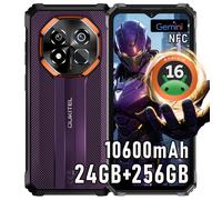 OUKITEL G7 Smartphone Incassable 24GO+256GO Telephone Portable 10600mAh Écran 6.52"" 64MP/Dual SIM/Fingerprint/GPS/OTG Violet