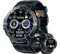 OUKITEL Montre Connectée Homme,1.52" HD Smartwatch avec Appel Bluetooth,100+ Mode Sportifs,Montre Sport pour Surveiller Cardio,Podometre,Sommeil,Étanche,Montre Connectée Militaire pour Android iOS