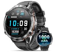 OUKITEL Montre Connectée Homme BT13 Batterie 1000mAh Écran AMOLED 1,73 Pouces Chat GPT Smartwatch IP68 Étanche 100 Modes Sportifs Montre Fréquence Cardiaque SpO2 Sommeil Moniteur pour Android/iOS
