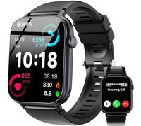 OUKITEL Montre Connectée Homme Femme,1.83" HD Smartwatch avec Appel Bluetooth,100+Mode Sportifs,Montre Sport pour Surveiller Cardio,Podometre,Sommeil,Étanche IP68,Montre Homme pour Android iOS Noir