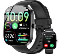 OUKITEL Montre Connectée Homme Femme, 1.91" HD Smartwatch avec Appel Bluetooth, Montre Connectee Sport Etanche IP68, 140+ Modes ave Sommeil Moniteur/Cardiofrequencemetre/Podometre, pour Android/iOS