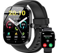 OUKITEL Montre Connectée Homme Femme,1.91" HD Smartwatch avec Appels Bluetooth,140+ Sportifs Modes Montre,Moniteur Sommeil,Fréquence Cardiaque,Podomètre,Étanche IP68,Montre Homme pour Android iOS Noir