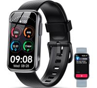 OUKITEL Montre Connectée Homme Femme avec 2 Bracelets Interchangeables, IP68 Smartwatch Bracelet Montre de Sport, Oxymètre Podomètre, Cardiofrequencemètre, Calories, Fitness Tracker pour Android iOS