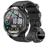 OUKITEL Montre Connectée Homme, Smart Watch Écran AMOLED de 1,43", Autonomie de 14 Jours, Étanche, Appel Bluetooth,Suivi du Sommeil, SpO2 100+Modes Sportifs,Information, Android & iOS