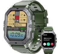 OUKITEL Montre Intelligente pour Homme 2,02" avec appels Bluetooth, Notifications de Messages, oxymètre, cardiofréquencemètre, Moniteur de Sommeil, 100 Modes Sportifs pour Android iOS