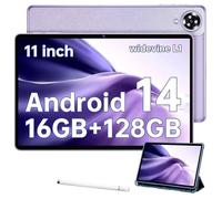OUKITEL OT11 Tablette 11"" 16Go +128Go/1To 8000mAh 8-Core Tablette Tactile Dual SIM 4G Android 14 Widevine L1 Face ID BT5 GPS, Violet