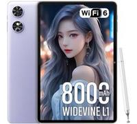 OUKITEL OT6 KID Tablette 10,1" Android 13 pour enfants 16Go+64Go 8000mAh WiFi6 Violet Violet