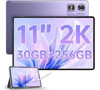 OUKITEL OT8 Tablette Android 13 -Tablette Tactile 11 Pouces avec Cas,30(6+24) Go RAM+256 Go ROM, Tablette Gaming 8800mAh,Octa-Core 1.6 GHz丨8+13MP丨5G WiFi丨Bluetooth 5.0丨Certifié GMS丨Face ID - Violet