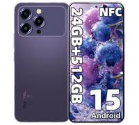 OUKITEL P1 Pro Telephone Portable Android 15, 24Go+512Go/2To Smartphone, 6,7" FHD+ 120Hz AMOLED Écran, Helio G100 Octa Core Smartphone Débloqué 5150mAh, 50MP+32MP, NFC/Dual SIM 4G/Fingerprint/Face ID