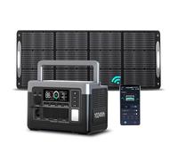 OUKITEL P1000 Plus Générateur Électrique Portable 1024Wh avec Panneau Solaire 220W, 1800W Station Générateur Solaire, 0-80% en 45 Minutes. Idéal pour le Camping et les Pannes de Courant