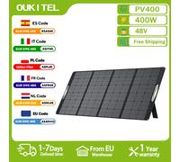 OUKITEL PV400 400W panneau solaire pliable Portable taux de Conversion d'énergie 23% panneau de charge solaire de camping étanche en plein air OUKITEL PV400 400W
