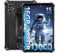 OUKITEL RT3 Plus Tablette Incassable Android 15, 11000mAh Tablettes Durcie, 16Go RAM + 128Go ROM/TF 1To Tablette 8 Pouces, 16MP Caméra Tablettes Tactile, NFC/Dual SIM 4G/GPS/OTG - Bleu