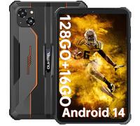 OUKITEL RT3 Pro Mini Tablette - 4G Tablette Incassable Android 14,16GO(4+12) RAM + 128GO ROM (TF 1To),5150mAh Tablette Tactile 8 Pouces,16MP Caméra, IP68/GPS/OTG/NFC/2Ans Garantie,Orange