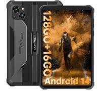 OUKITEL RT3 PRO Tablette Incassable,Android 14 Tablette Tactile 8 Pouces,16GO+128GO,5150mAh Tablette Durcie 4G,IP68/GPS/OTG/NFC,NOIR