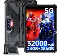 OUKITEL RT7 Tablette Incassable 5G,32000mAh Tablette Durcie 10.1 FHD+ ,24(12+12)+256GO,Android 13,48+32MP,IP68/IP69K/GPS/OTG-BLUE