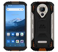 OUKITEL Smartphone Incassable WP16, 10600mAh Batterie, Caméra de Vision Nocturne 20MP, Téléphone IP68 Etanche Antichoc Android 11, Helio P60 Octa Core 8GB 128GB, 6.4'' HD+,Double SIM,GPS NFC Orange
