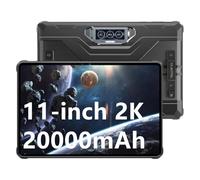 Oukitel RT8 - Tablette Durci (4G - 11' - 20 000 mAh - 256 Go, 6 Go RAM) Noir