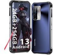 OUKITEL WP27 Smartphone Robuste Android 13 24Go+256Go/2To 6.8"" FHD+120Hz, 8500mAh(33W), IP68 Téléphone Incassable GPS/NFC- - Noir