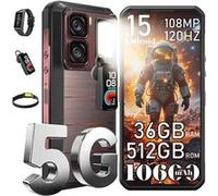 OUKITEL WP300 Téléphone Portable 5G 36Go+512Go 6.8" 108MP Dual SIM/NFC Or Or