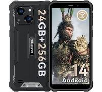 OUKITEL WP32 Pro Telephone Portable Incassable Android 14, 24(6+18) Go RAM+256Go ROM/1To Smartphone Incassable, 6.0” HD Dsiplay Telephone De Chantier, 20MP, 6300mAh Batterie, IP68/4G Dual SIM/NFC/OTG,