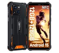 OUKITEL WP32 Smartphone Incassable 12+128GO,Telephone Incassable 6300mAh,Octa-core,6""HD+,Android 15,IP68,GPS/NFC/OTG,orange