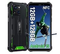 OUKITEL WP32 Smartphone Incassable 12GO+128GO,Android 15 Telephone Portable Incassable IP68,Octa-core,6""HD+,6300mAh,GPS/NFC/OTG,vert