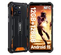 OUKITEL WP32 Telephone Portable Incassable 12GO+128GO,Telephone Incassable 6300mAh,Octa-Core,6" HD+,Android14 Telephone Portable Chantier IP68,20MP Caméra Primaire,GPS/NFC/OTG/2Ans Garantie,Orange