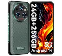 OUKITEL WP35 5G Téléphone Portable Incassable,24Go+256Go Vert