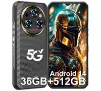 OUKITEL WP35 Pro 5G Smartphone Robuste 36Go+512Go 11000mAh 6.6"" FHD+ 2.4K Android 14 NFC OTG GPS Double SIM - Noir