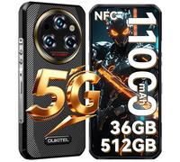 OUKITEL WP35 Pro Telephone Incassable 2025-36+512GO,Android 14 Smartphone Incassable IP68,6,6 Pouces FHD+,11000mAh, Telephone Portable Incassable 5G,64MP Caméra Primaire,GPS/NFC/2Ans Garantie,Or