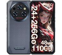 OUKITEL WP35S Smartphone Robuste - 256 Go - Caméra 48MP - Écran 6,56"" - 11000mAh - IP68 Téléphone - Double SIM 4G/NFC/GPS - Gris