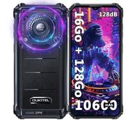 OUKITEL WP36 Smartphone Robuste - 10600mAh - Haut-parleur 128dB - 128Go/jusqu'à 1To - 6.52"" - IP68 Téléphone Double Sim 4G/NFC/GPS