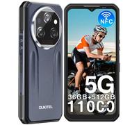 OUKITEL WP39 Pro 5G Téléphone Portable Incassable,36Go+512Go Gris