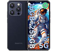 OUKITEL WP52 5G Téléphone Portable Incassable,16Go+256Go Bleu