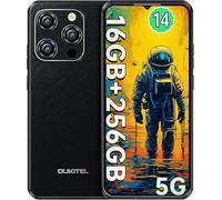 OUKITEL WP52 - Téléphone Incassable 5G,16 Go+256 Go(TF 2TB) Android 14 Smartphone Incassable,6,58 Pouces 6500mAh Téléphone Portable Incassable,48MP/Dual SIM/IP68/NFC/OTG/GPS/2Ans Garantie,Noir