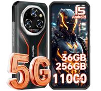 OUKITEL WP55 5G Téléphone Portable Incassable Android 15 2025, 11000mAh/33W Smartphone Incassable, 6.6" FHD+ 120Hz, 36GO+256GO/2TO, 108MP+32MP Caméra, Dual SIM/NFC/Face ID, Telephone de Chantier