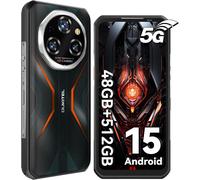 OUKITEL WP55 Pro 5G Incassable Android 15 48 Go + 512 Go / 2 To, 11000mAh 120Hz 6.6" FHD+ 108MP, NFC/5G Dual SIM - Orange