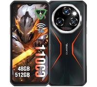 OUKITEL WP55 Pro 5G Telephone Portable Incassable 48Go+512Go 6.6"" 11000mAh Smartphone Robuste Android 15 108MP Dual SIM/NFC Orange