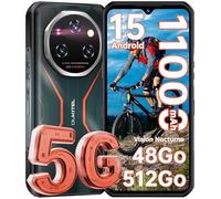 OUKITEL WP55 Pro 5G Téléphone Portable Incassable,48Go+512Go rouge